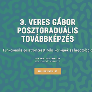  3. Veres Gábor Posztgraduális Továbbképzés 